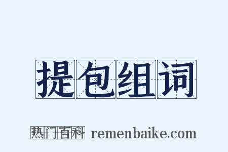 提包组词是什么意思的图片